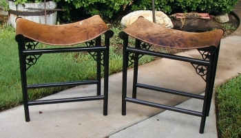 Cowhide Bar Stool