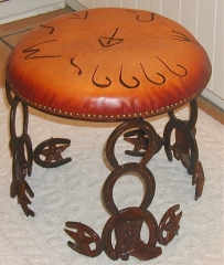 Leather Footstool