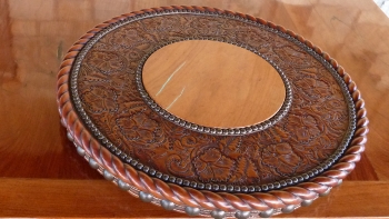 24" Mesquite Centered Lazy Susan