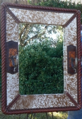 Longhorn Cow Hide with Rope Edge